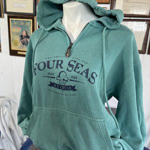 Green Hoodie 90th front 3